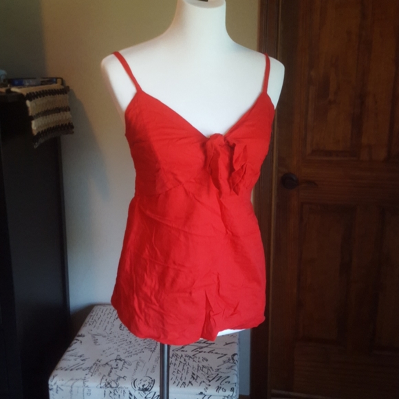 Old Navy Red Cami Tank - Picture 1 of 5